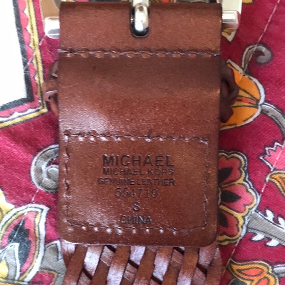 MK Leather Weave Belt - Picture 5 of 7